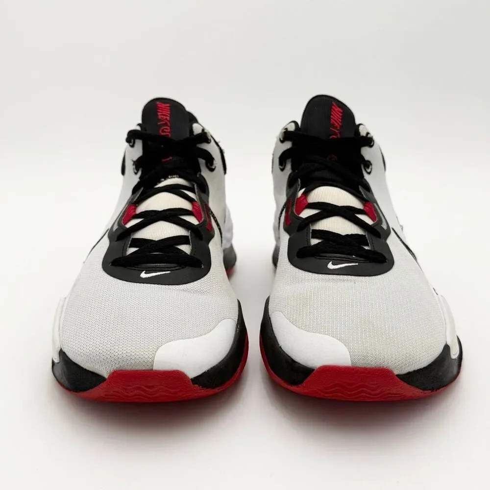 Nike Men’s Renew Elevate 3 Basketball Sneakers in Black White Red Colorway - US